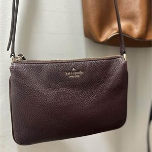 Kate spade dark purple cross body bag
